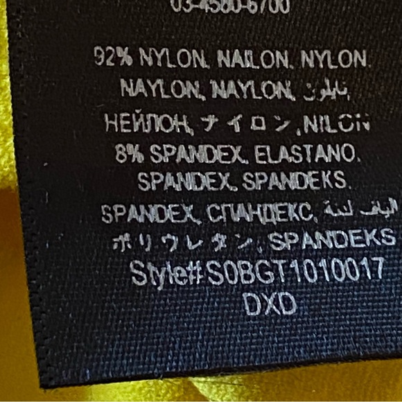 Bebe Yellow Racerback Tank Top Size P/S NWT - Picture 15 of 16